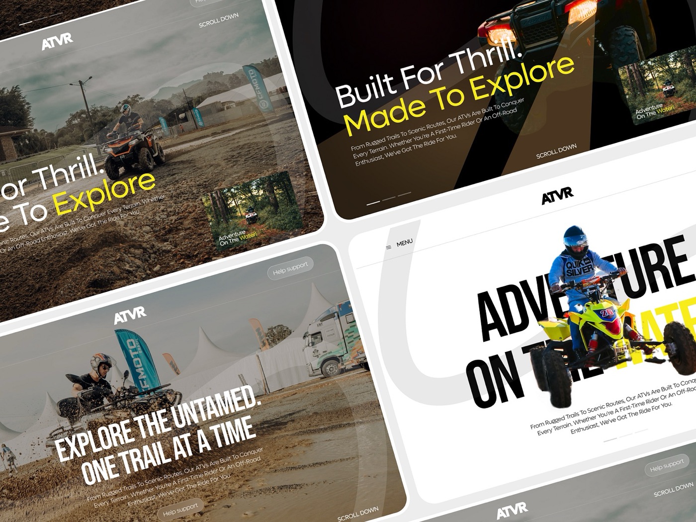 ATV adventure — Dribbble shot