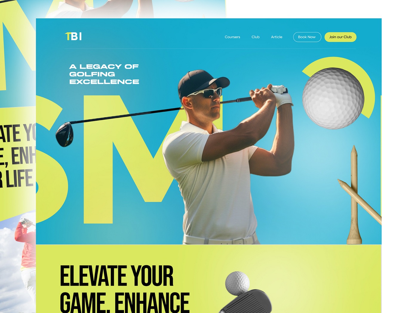 Golf club — Dribbble shot