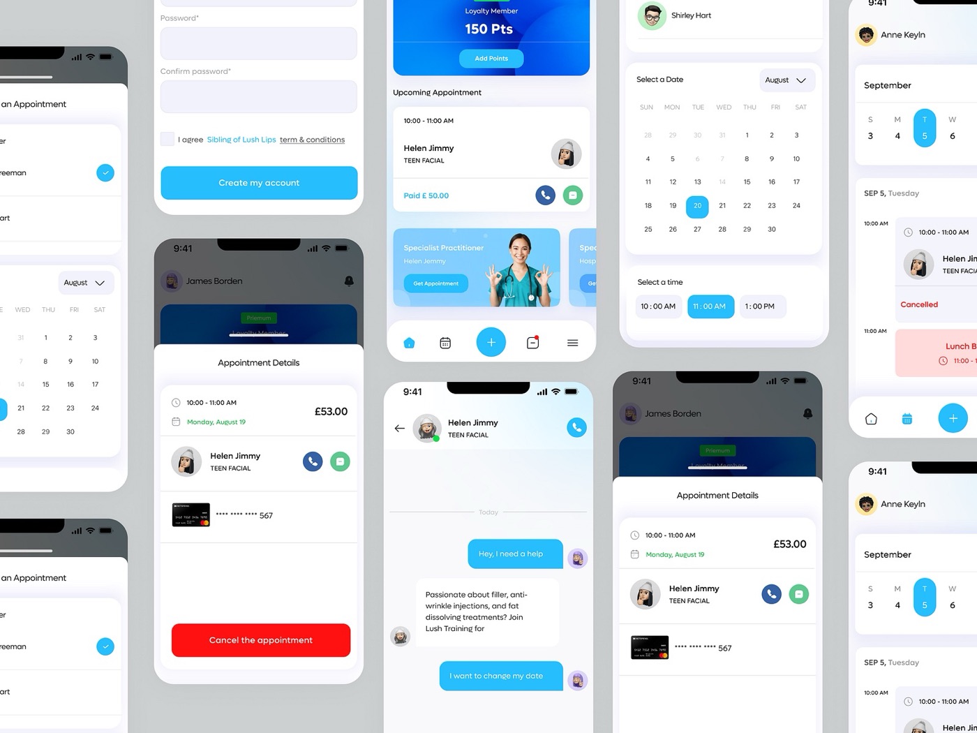 Medical appointments — Dribbble shot