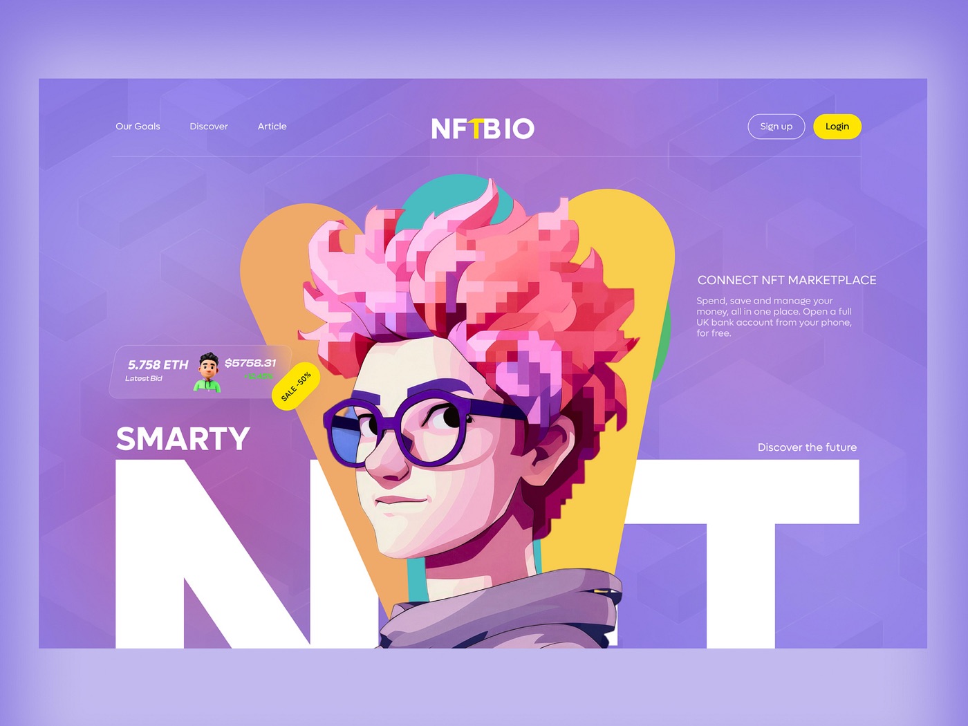 NFTBIO — Dribbble shot