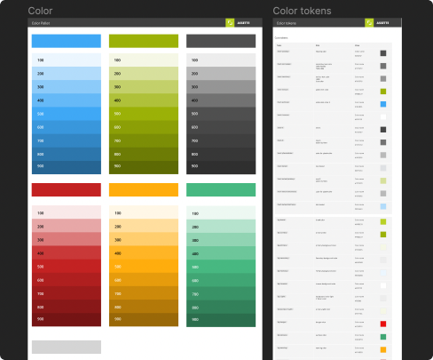 Colour tokens